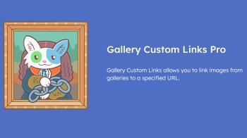 Gallery Custom Links Pro - WordPress Plugin